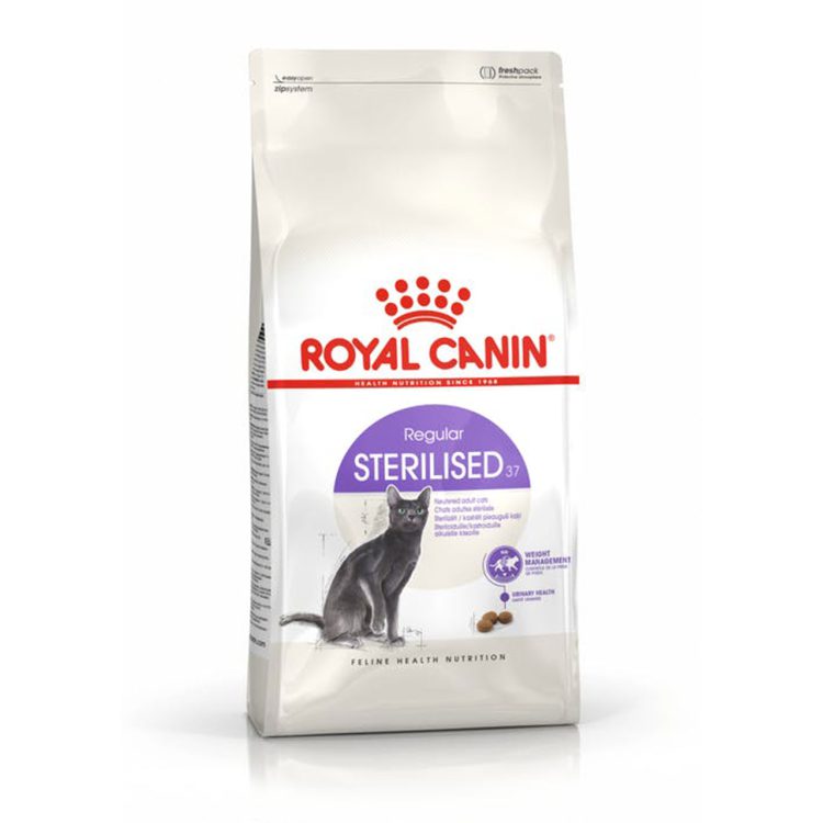 غذا خشک گربه عقیم شده رویال کنین Royal Canin Sterilised 37 وزن 2 کیلوگرم