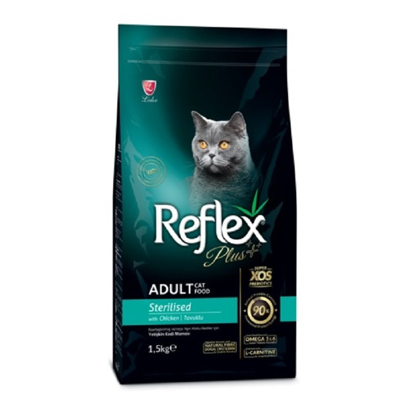 غذا خشک گربه بالغ رفلکس پلاس عقیم شده Reflex Sterlised وزن 1.5 کیلوگرم