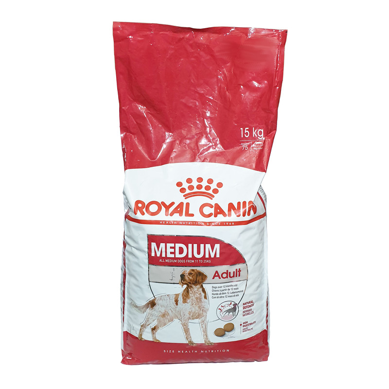 غذا خشک سگ رویال کنین Royal Canin Medium Adult وزن 15 کیلوگرم