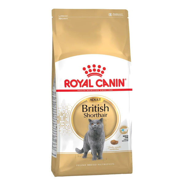 غذا خشک گربه  رویال کنین Royal Canin British Shorthair وزن 2 کیلوگرم